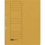 ELBA Ösenhefter "Smart Line" A4 mit kaufm. Heftung und halbem Vorderdeckel, aus 250 g/m² Manilakarton (RC), für ca. 200 DIN A4-Blätter, gelb