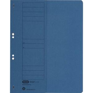 ELBA Ösenhefter "Smart Line" A4 mit Amtsheftung und halbem Vorderdeckel, aus 250 g/m² Manilakarton (RC), für ca. 200 DIN A4-Blätter, blau