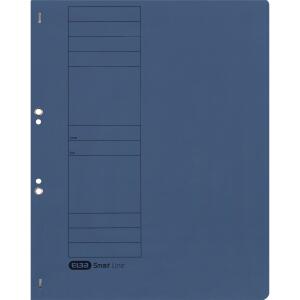 ELBA Ösenhefter "Smart Line" A4 für kaufm. Heftung oder Amtsheftung, mit ganzem Vorderdeckel, aus 250 g/m² Manilakarton (RC), für ca. 200 DIN A4-Blätter, blau
