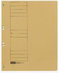 ELBA Ösenhefter "Smart Line" A4 für kaufm. Heftung oder Amtsheftung, mit ganzem Vorderdeckel, aus 250 g/m² Manilakarton (RC), für ca. 200 DIN A4-Blätter, chamois