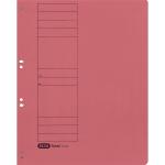 ELBA Ösenhefter "Smart Line" A4 für kaufm. Heftung oder Amtsheftung, mit ganzem Vorderdeckel, aus 250 g/m² Manilakarton (RC), für ca. 200 DIN A4-Blätter, rot