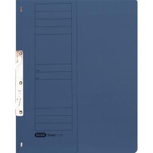 ELBA Einhakhefter "Smart Line" A4 mit kaufm. Heftung und halbem Vorderdeckel, aus 250 g/m² Manilakarton (RC), für ca. 200 DIN A4-Blätter, blau