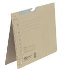 ELBA Pendelhefter A4, aus 320 g/m² Manilakarton (RC), für ca. 200 DIN A4-Blätter, mit Amtsheftung und Schlitzstanzung im Rückdeckel, chamois