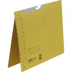 ELBA Pendelhefter A4, aus 320 g/m² Manilakarton (RC), für ca. 200 DIN A4-Blätter, mit Amtsheftung und Schlitzstanzung im Rückdeckel, gelb