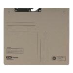 ELBA Pendelhefter Zweifalz A4, aus 320 g/m² Manilakarton (RC), für ca. 200 DIN A4-Blätter, für kaufm. und Amtsheftung, mit Schlitzstanzung im Rückdeckel, grau
