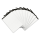 LANDRÉ Notizblock ohne Deckblatt, A4, schwarz gefälzelt, 50 Blatt, 70 g/m², Lineatur 22 (kariert)