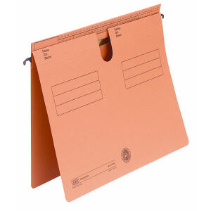 ELBA Hängehefter "Sorte 81", A4, aus 250 g/m² Manilakarton (RC), für ca. 200 DIN A4-Blätter, für kaufm. Heftung oder Amtsheftung, orange