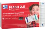 Oxford Flash 2.0, 75x125, 80 Blatt, kariert, weiß