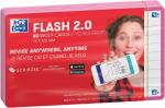 Oxford Flash 2.0, 75x125, 80 Blatt, liniert, fuchsia