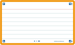 Oxford Flash 2.0, 75x125, 80 Blatt, liniert, orange