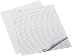 LANDRÉ  Flipchartblock, 65x98 cm, 20 Blatt, 80 g/m², blanko, 5 Stück gerollt
