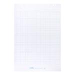 LANDRÉ  Flipchartblock, 65x98 cm, 20 Blatt, 80 g/m², kariert 25 mm, 10 Stück flach liegend