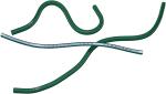 LINEX FCG30 Flexible Kurve 300mm, Tuschekante,...