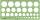 LINEX 1116S Kreisschablone, 39 Kreise von 1-35 mm, Tuschenoppen,