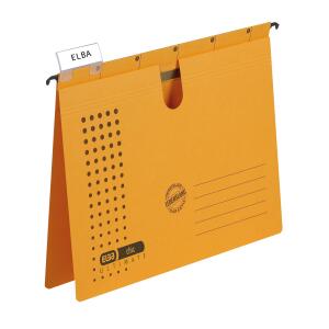 ELBA Hängehefter "chic ULTIMATE" A4, mit kaufm. Heftung, gelb, 5er-Pack
