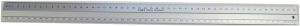 LINEX Super Serie Lineal 50 cm Aluminium, Anti-Rutsch-Effekt, Zeichenkante, Schneidekante, mm-Skala