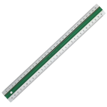 LINEX Super Serie Lineal 30 cm Kunststoff grün,...