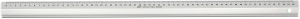 LINEX 1960M Aluminium-Lineal 600 mm, Schneidkante, Facette, Antirutschstreifen auf der Rückseite