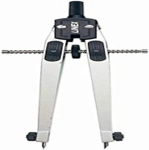 LINEX 76B Stechzirkel mit Schnellverstellung, Schenkelmaß 170 mm, im Etui