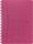 Oxford Signature Spiralbuch A5, liniert, mit flexiblem Cover, 80 Blatt, Optik Paper®, SCRIBZEE® kompatibel, fuchsia