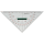 LINEX 2800MRH Navigation Kursdreieck, Nautischer Winkelmesser,  Hypotenusenlänge 280mm, innenligender Nullpunkt, Gradzahlenskala (0° bis 359°, rot und schwarz), Strich-Skala (11,25°-Teilung), große Gradzahlen, Gegeneinteilung in rot, Senkrechte Kante