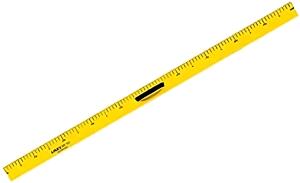 LINEX BB100, Tafel-Lineal, 100cm Metrisch geteilt, cm- und inch-Skala