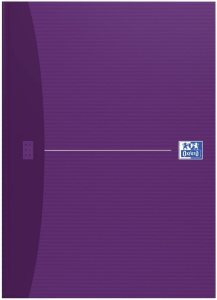 Oxford Office Gebundenes Buch "Essentials" A4, liniert 7 mm, 96 Blatt, Optik Paper®,mit extra stabilem Deckel, 5er-Packung mit 4 Farben