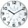 Unilux POP Wanduhr weiss, Durchmesser: 30 cm, Quarzuhrwerk, leise schleichende Zeiger, Batterie inklusive