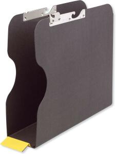 ELBA Pendelsammler A4, Einband aus Hartpappe (RC), 1,6 mm stark, Bodenbreite ca. 80 mm, für ca. 750 DIN A4-Blätter, schwarz