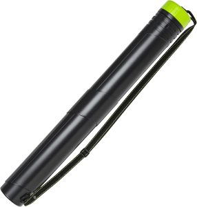 LINEX DT124 Zeichenköcher höhenverstellbar 70-124 cm, 7,5 cm Durchmesser, inkl. Schultergurt