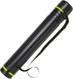 LINEX Zeichenköcher höhenverstellbar 75-135 cm, 12,5 cm Durchmesser, inkl. Schultergurt