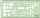 LINEX 1374S Truppenschablone, NATO-Militärsymbole, Taktische Zeichen gemäß APP-6A, Tuschenoppen, 275 x 125 mm