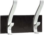 Unilux Wandgarderobe CYPRES schwarz-alugrau, 2 dreifach...
