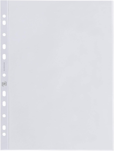 ELBA Prospekthüllen "Standard" A4, PVC 0,08 mm, glasklar, OHP-geeignet, oben offen, 100 Stück im Karton