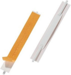 ELBA Heftzungen selbstklebend, mit Deckleiste aus PVC,...