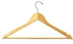 UNILUX Kleiderbügel Woody Holz/Stahl natur 25 St./Pack.