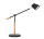 Unilux VICKY LED-Schreibtischleuchte schwarz-buche, dimmbar, USB Ladefunktion