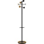 Unilux BORA BAMBOO Standgarderobe schwarz-bambus, 6...