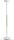 Unilux PRYSKA LED-Deckenfluter weiß-buche, dimmbar, Schalter am Mast, 180 cm hoch