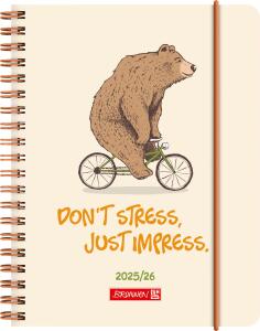 2025/2026 Brunnen Schülerkalender „Bear“ A6