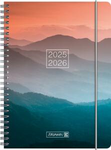 2025/2026 Brunnen Schülerkalender „Misty Sunset“ A5