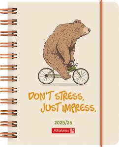 2025/2026 Brunnen Schülerkalender „Bear“ A6