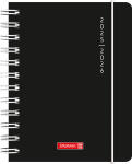 2025/2026 Brunnen Schülerkalender „Plain Black“ A6