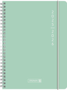 2025/2026 Brunnen Schülerkalender „Plain Mint“ A5