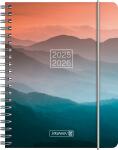2025/2026 Brunnen Schülerkalender „Misty Sunset“ A6