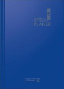 2025/2026 Brunnen Termin- & Unterrichtsplaner A4 blau