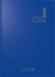 2025/2026 Brunnen Termin- & Unterrichtsplaner A5 blau
