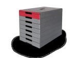 Briefablageschale A4 bis C4 gn BASIC stapelbar