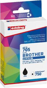 Tintenpatrone EDD-705 ersetzt Brother LC970BK