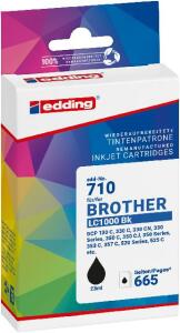 Tintenpatrone EDD-710 ersetzt Brother LC1000BK